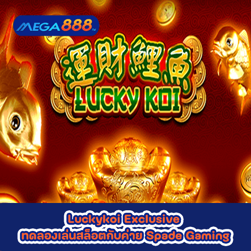 Luckykoi Exclusive ทดลองเล่นสล็อตกับค่าย Spade Gaming